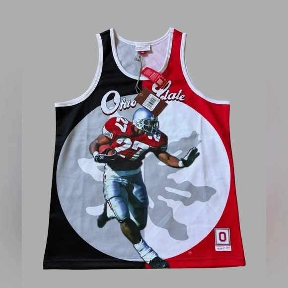 Ohio State Buckeyes Eddie George Mitchell & Ness Tank Top Jersey New Men Medium - Picture 1 of 5
